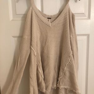 Free People Sweater | Cold Shoulder